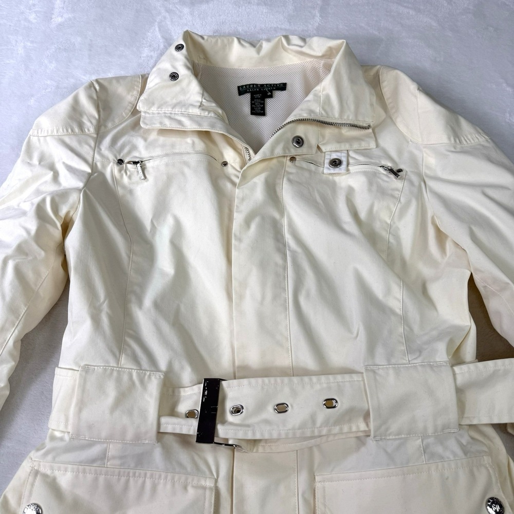 Polo Ralph Lauren Field Jacket Womens Medium Sport Active Military Utility - Picture 2 of 13